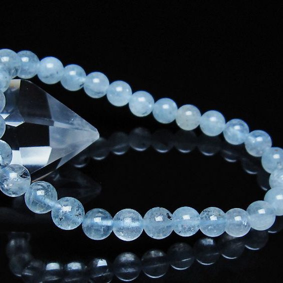 アクアマリン ブレスレット 6mm [t35-21151]