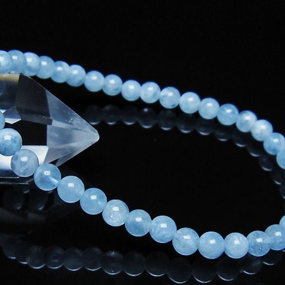 アクアマリン ブレスレット 5mm [t35-21171]
