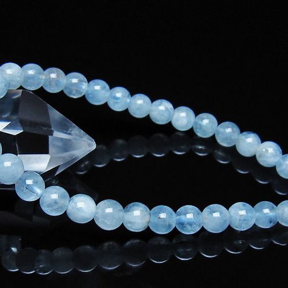 アクアマリン ブレスレット 6mm [t35-21179]