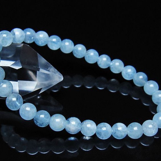 アクアマリン ブレスレット 6mm [t35-21182]