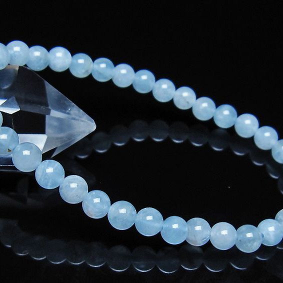アクアマリン ブレスレット 5mm [t35-21187]