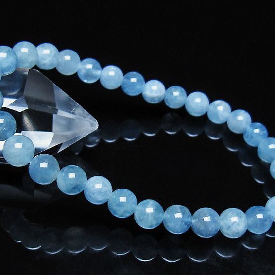 アクアマリン ブレスレット 6mm [t35-21194]