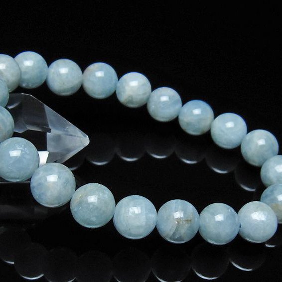 アクアマリン ブレスレット 10mm [t35-21213]