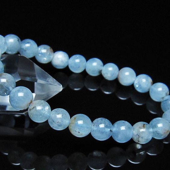 アクアマリン ブレスレット 8mm [t35-21215]
