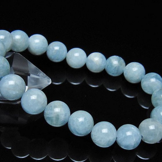 アクアマリン ブレスレット 10mm [t35-21236]