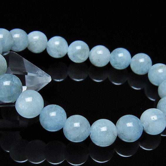 アクアマリン ブレスレット 10mm [t35-21237]