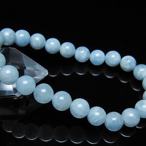 アクアマリン ブレスレット 8mm [t35-21245]