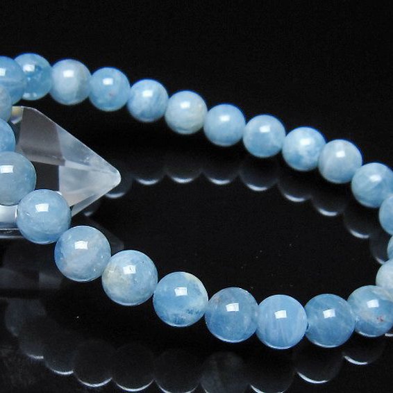 アクアマリン ブレスレット 8mm [t35-21274]
