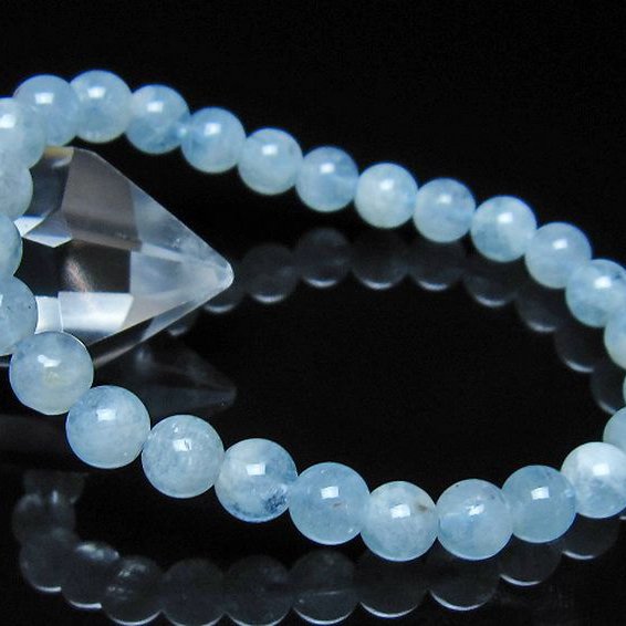 アクアマリン ブレスレット 7mm [t35-21306]