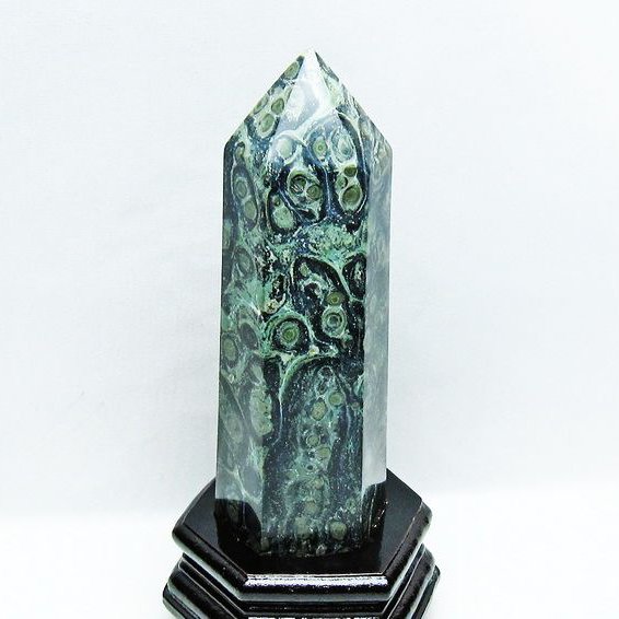 マラカイト 六角柱[T350-1485]