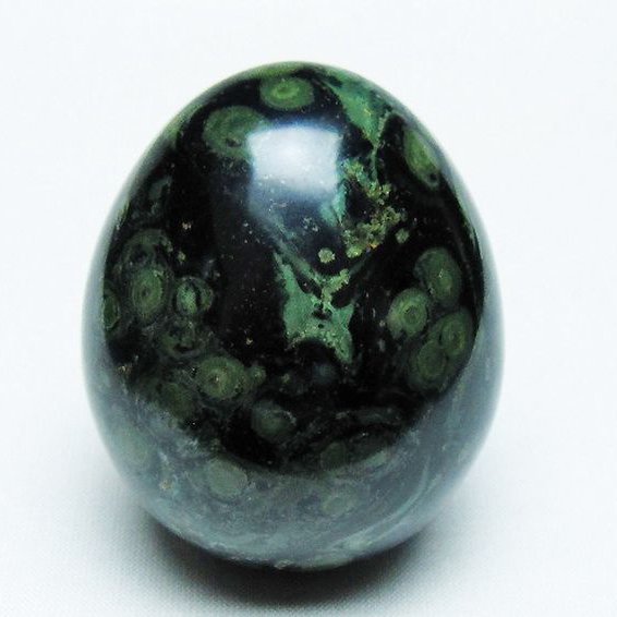 マラカイトたまご置物50mm