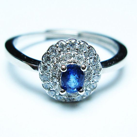 サファイア 指輪 (19号)[T351-1313]