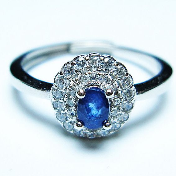 サファイア 指輪 (19号)[T351-1320]