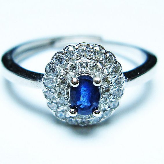 サファイア 指輪 (17号) [t351-1344]