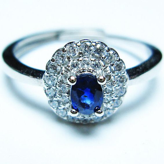 サファイア 指輪 (18号)[T351-1353]