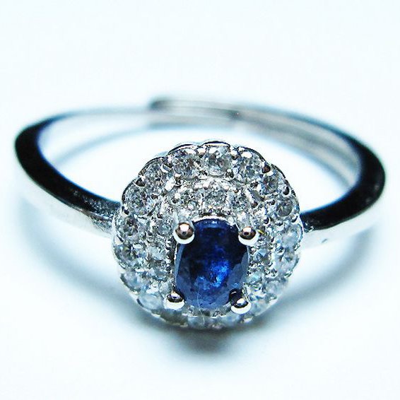 サファイア 指輪 (19号)[T351-1355]