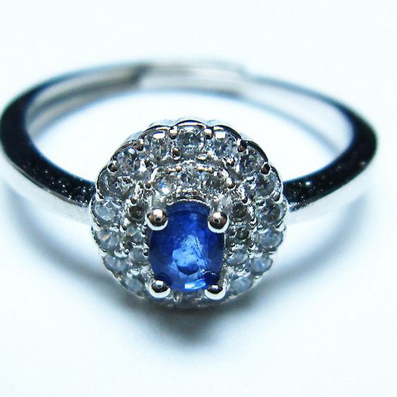 サファイア 指輪 (19号) [t351-995]