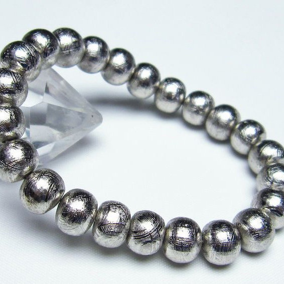 シルバーギベオンメテオライトブレスレット10mm