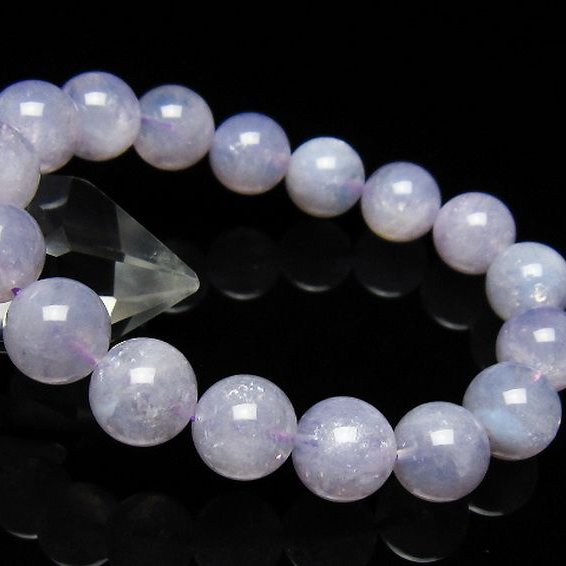 スコロライト（ラベンダークォーツ） ブレスレット 12mm [t352-1675]