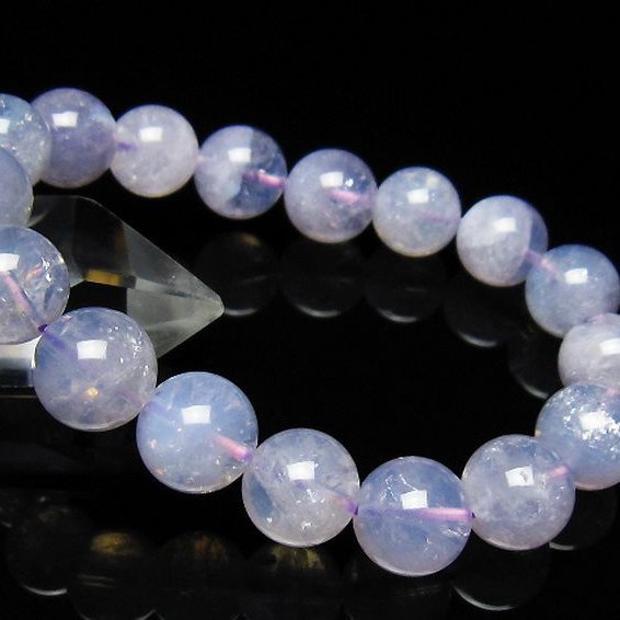 スコロライト（ラベンダークォーツ） ブレスレット 12mm [t352-1702]