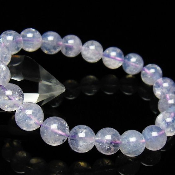 スコロライト（ラベンダークォーツ） ブレスレット 10mm [t352-1714]