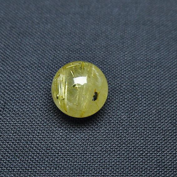 ゴールドタイチンルチル入り 水晶 丸玉 10mm [t355-1128]