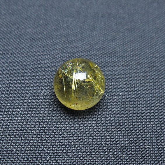 ゴールドタイチンルチル入り 水晶 丸玉 10mm [t355-1179]