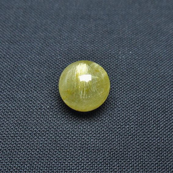 ゴールドタイチンルチル入り 水晶 丸玉 10mm [T355-1233]