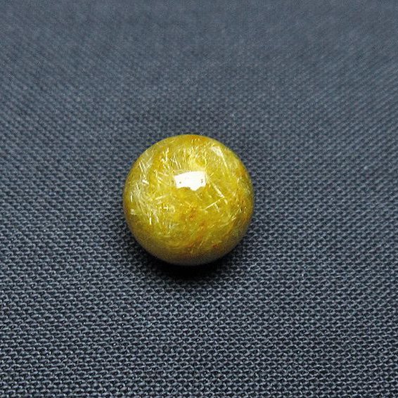 ゴールドタイチンルチル入り 水晶 丸玉 10mm [T355-1268]