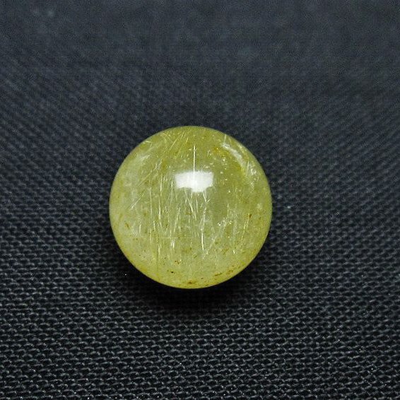 ゴールドタイチンルチル入り 水晶 丸玉 10mm [t355-1393]