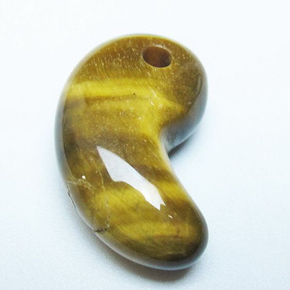 タイガーアイ※黄虎目石 勾玉[T356-1805]