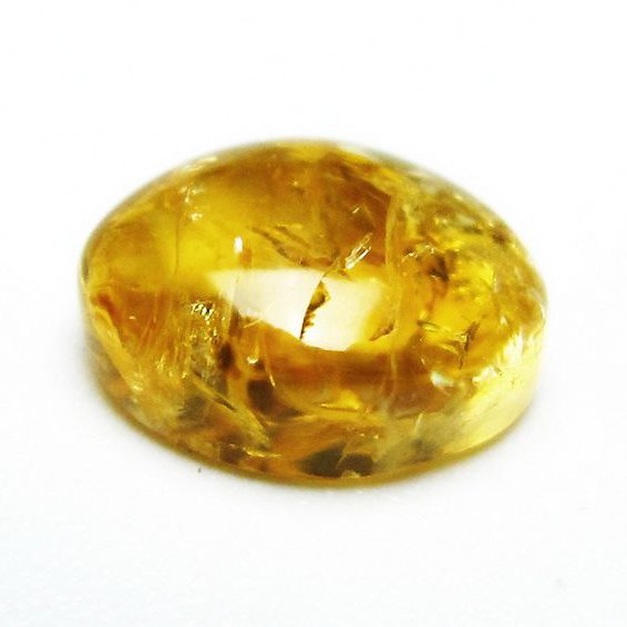 シトリン水晶 ルース[T358-2002]