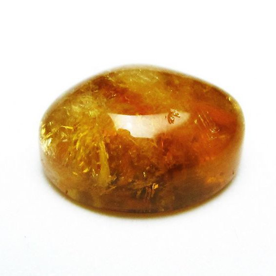 シトリン水晶 ルース[T358-2037]