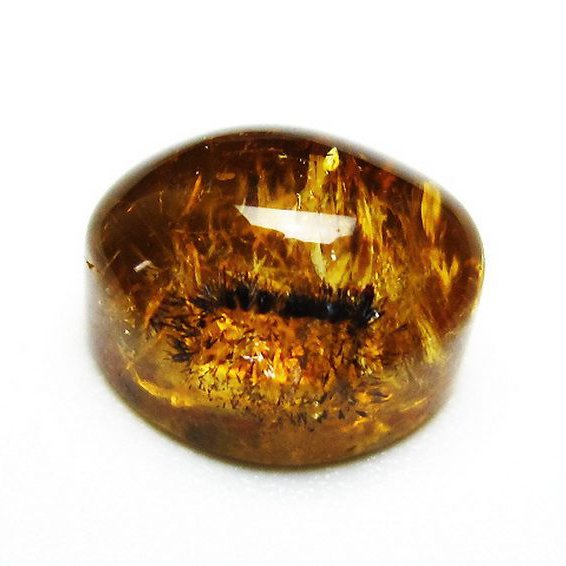 シトリン水晶 ルース[T358-2048]