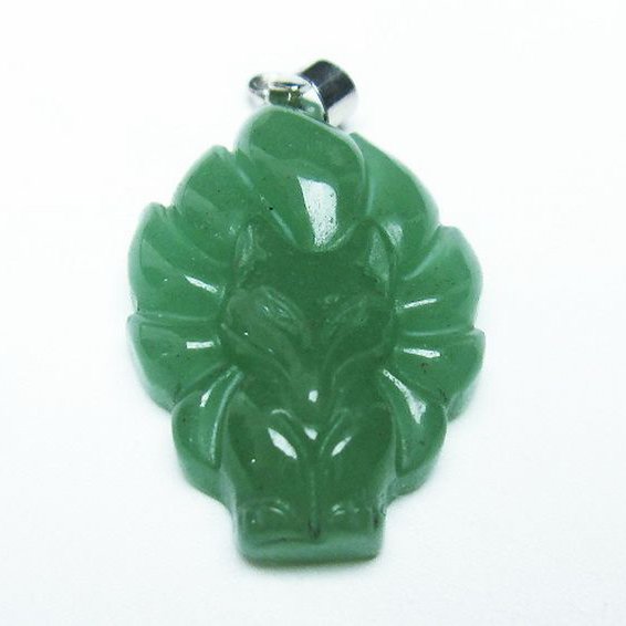 インド翡翠   ペンダント [T364-1045]