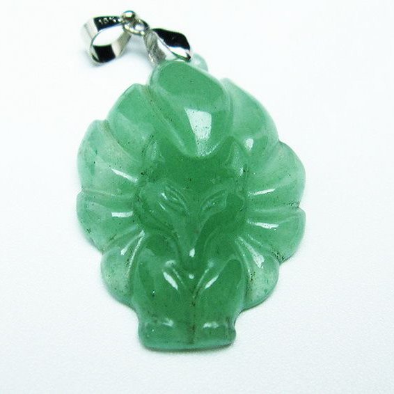 インド翡翠   ペンダント [T364-717]