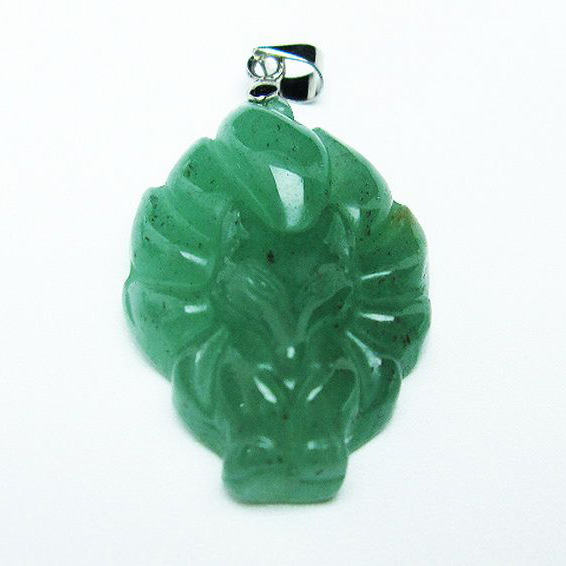 インド翡翠   ペンダント [T364-751]