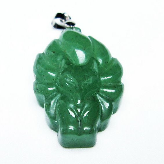 インド翡翠   ペンダント [T364-887]