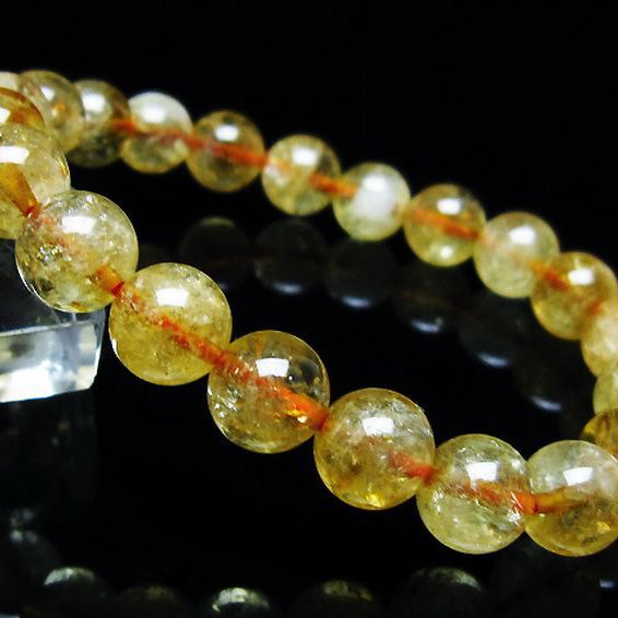 ⭐︎美麗⭐︎非加熱⭐︎レインボーシトリンブレスレット⭐︎ 楽天市場】【非加熱】天然レインボー入りシトリン(黄水晶)AAA 12mm