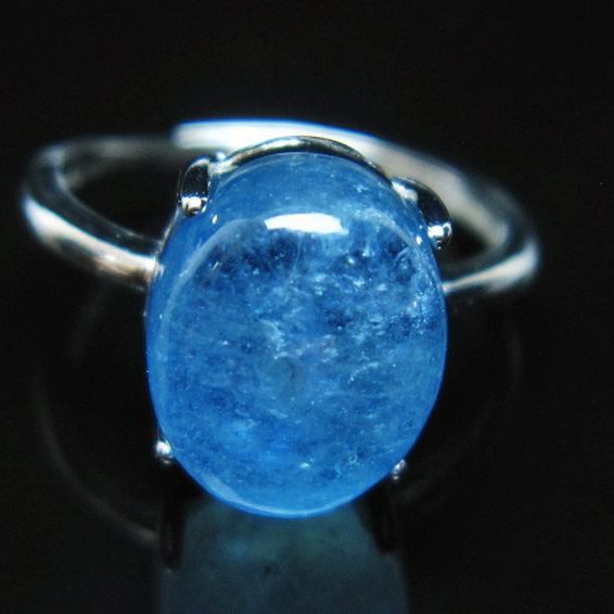 アクアマリン 指輪 (16号)[T367-6113]