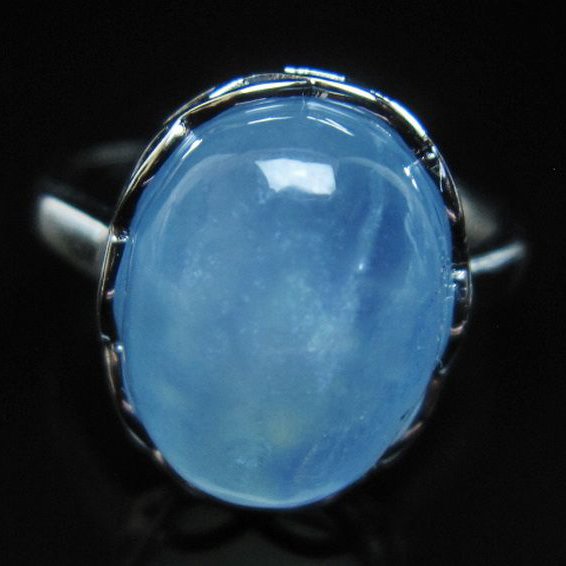 アクアマリン 指輪 (13号)[T367-6335]