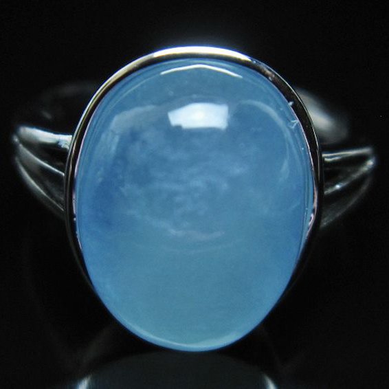 アクアマリン 指輪 (12号)[t367-6418]