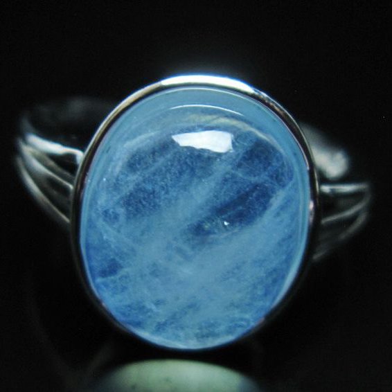 アクアマリン 指輪 (15号)[T367-6493]