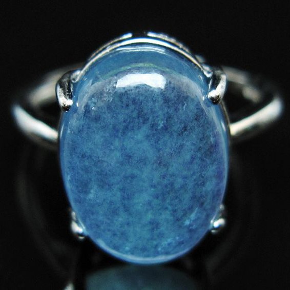 アクアマリン 指輪 (15号)[T367-6917]