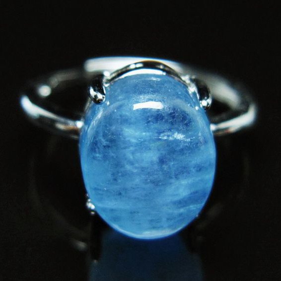 アクアマリン 指輪 (15号)[T367-7042]