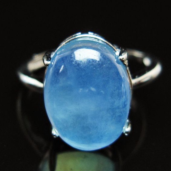 アクアマリン 指輪 (17号)[T367-7065]