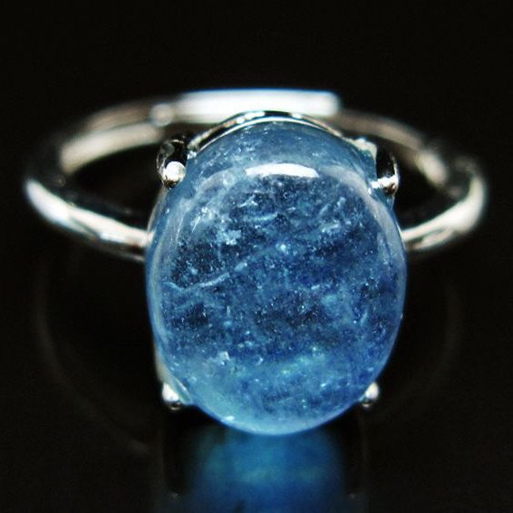 アクアマリン 指輪 (15号)[T367-7126]