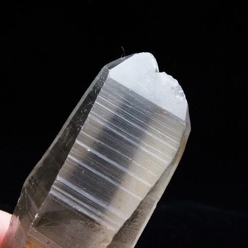 シトリン レムリアンシード水晶 ダブルポイント 原石 ミナスジェライス州コリント産 ※証明書付き[T370-4153]