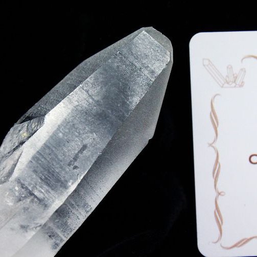 レムリアンシード水晶 原石 ミナスジェライス州コリント産 ※証明書付き[T370-4161]