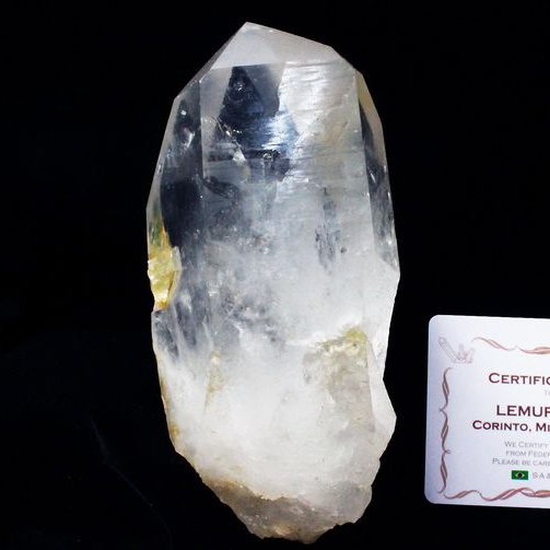 レムリアンシード水晶 原石 ミナスジェライス州コリント産 ※証明書付き[T370-4200]